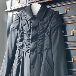 Ladies Comme des Garcons vintage wool coat.